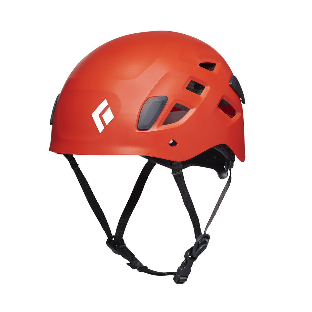 bike helmet vs climbing helmet Black Diamond Half Dome Helmet Orange, S/M