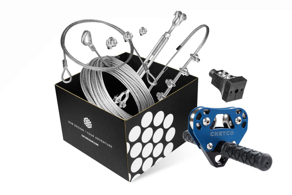 Chetco: The Family Backyard Zip Line Kit | ZIPLINEGEAR®