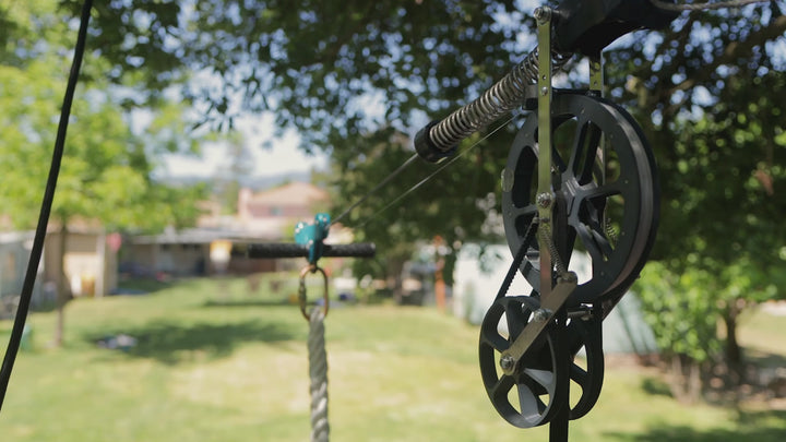 Zip Line Rerun Trolley Return | Hands-free Return System