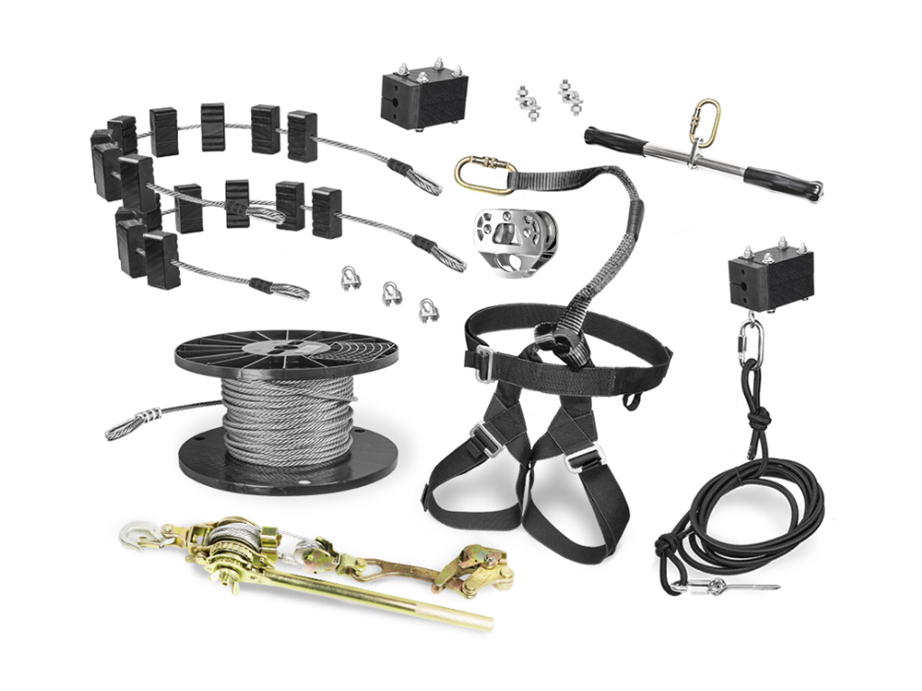 Rogue PRO Zip Line Kit Expanded Components