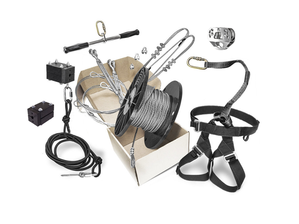 Rogue Series Zip Line Kit Expanded Parts