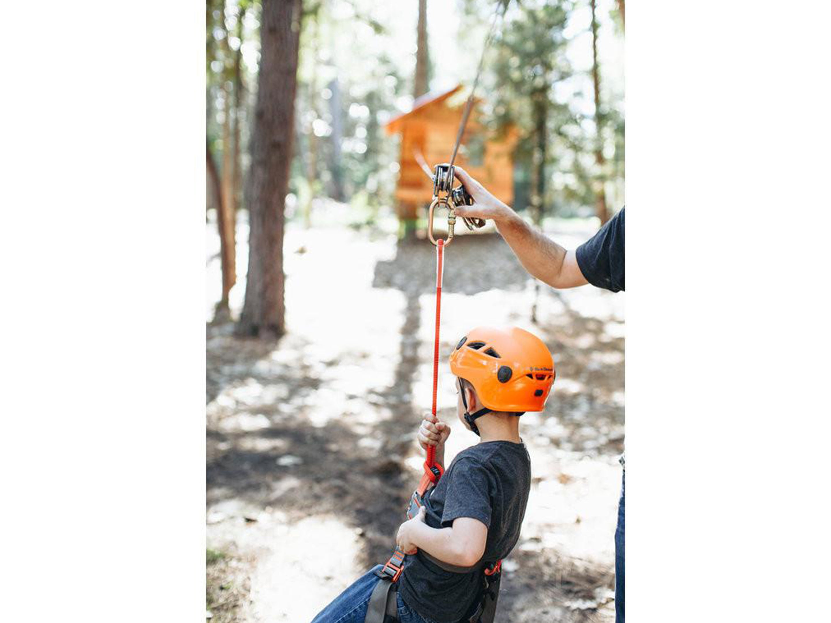 Child using Half Dome Helmet